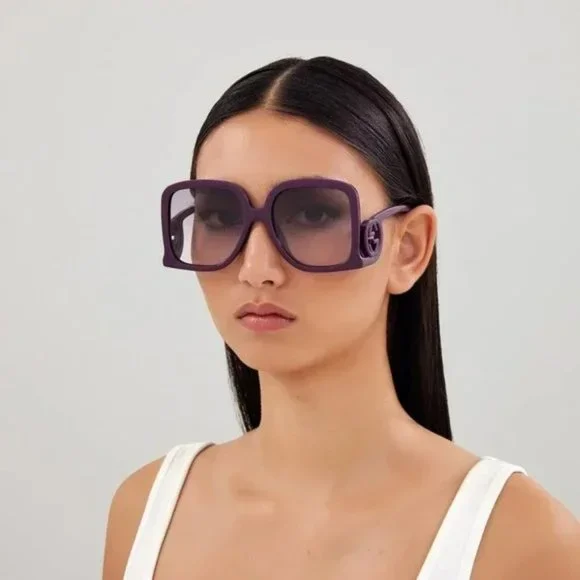 Gucci | Accessories | Gucci Gg326s 03 Sunglasses Violet Grey
